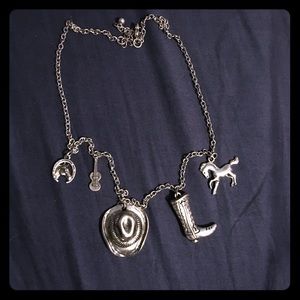 Howdy cowboy necklace